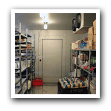 Commercial walk-in cooler serviced by Able Air Heat