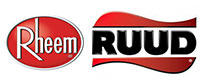 Rheem Ruud water heater and HVAC equipment logo