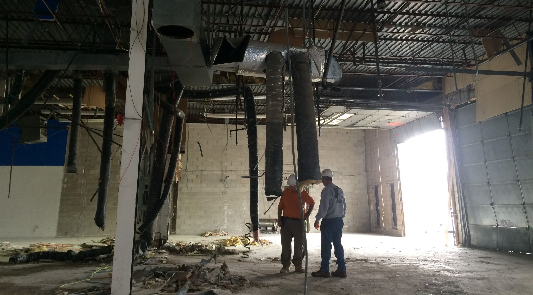 Custom commercial ductwork installation by Able Air Heat