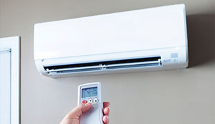 Ductless AC and remote control