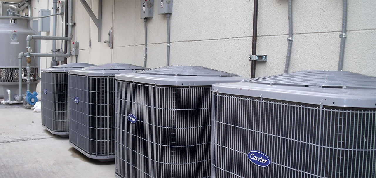 Air Conditioning units outside of a home